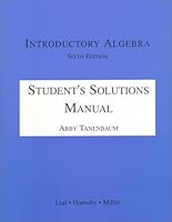 Introductory Algebra for College Students 3rd Edition (Student Solutions Manua 0321013212 Book Cover
