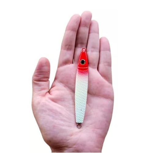 Jumping Jig Isca Artificial 50G Sardinha Para Mar Rio Anchova Pesca Esportiva Meia Agua Robalo Premi