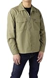 [Lyle & Scott] メンズ ナイロン ジャケット ワークジャケット シャツジャケット ワイドシルエット 短丈 ショート丈 正規品 / B7Q / LL 46・カーキ・khaki