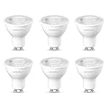 LEDEPLY Dimmable LED GU10 Bulbs, 5W=50W, 2700K Warm White, 38 Beam Angle, 470 lm, Bulb, Spotlight for Track Lighting, Kitchen, 6 Pack