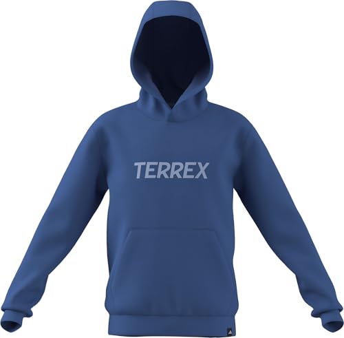 adidas Unisex Kids Terrex Kids Multi Logo Hoodie ray Blue 7-8 Years