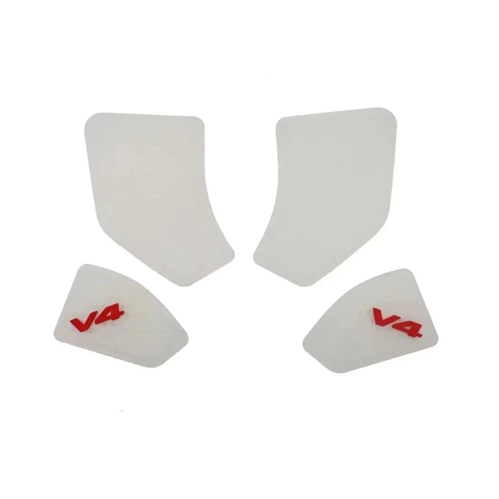 Motorcycle Fuel Tank Sticker Motorcycle Tank Protector Sticker Fit for V4 for Panigale V4S for st&reetfi&ghter V4 S 2018 2019 2020 2021