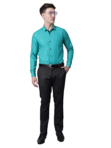 Image of Majestic Man Slim Fit Casual Trousers for Men (28, Black)