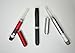 Set of 3 V2 Personal Reusable Pen Injectors - 60 Unit with Hole 3 Black, Red & Silver - GXZ Health
