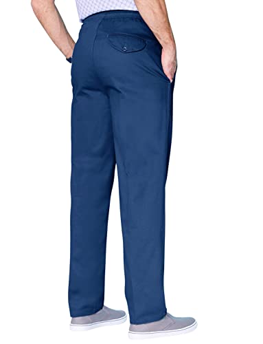 Chums Men's HIGH-Rise Rugby Cotton Pants Navy4