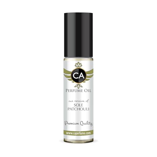 CA Perfume Impression of Sole Patchouli Unisex Fragrance Oil Woody Scent Long Lasting Perfumes for Women &amp; Men Travel Size TSA Ready Mini Parfum Body Oil Roll-on 0.33 Fl Oz 10ml