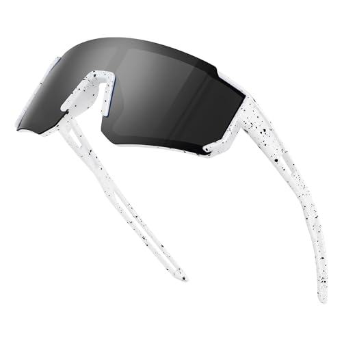 Image of Fanshen Kids Baseball Sunglasses for Boys Girls Ages 3-12, Sports Polarized Youth Baseball Softball Sunglasses UV Protection