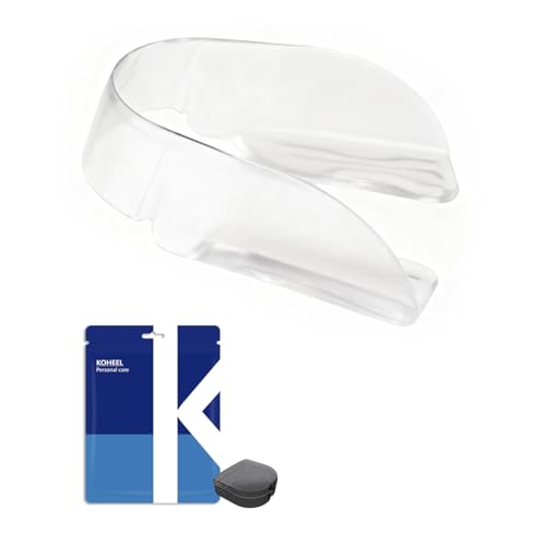 KOHEEL AIR Ultra Thin Mouth Guard for Teeth Grinding and Clenching, Comfort-Fit Night Guard, Stop Bruxism Dental Guard (Small, Count, 10)
