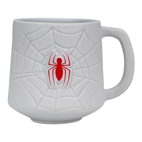 Taza Spiderman Web - Producto oficial Marvel, taza de cerámica, regalo original para fans de Spidey, mercancía Disney, 450ml