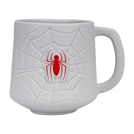 Taza Spiderman Web - Producto oficial Marvel, taza de cerámica, regalo original para fans de Spidey, mercancía Disney, 450ml