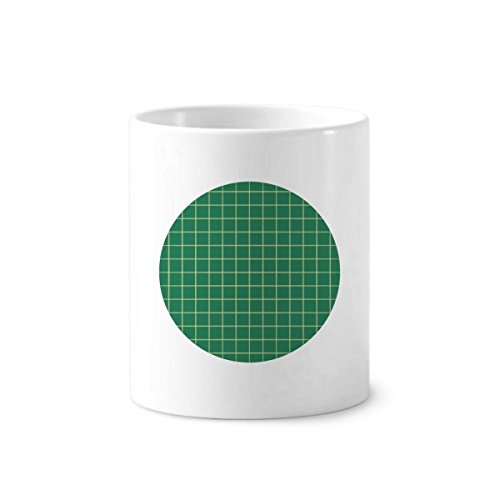 Tasse blanche décorative en céramique pour ranger vos pinceaux et brosses à dents