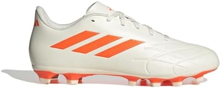 adidas Unisex Copa Pure.4 Flexible Ground Soccer Shoe, Off White/Solar Orange/Off White, 8 US Men | Image 5