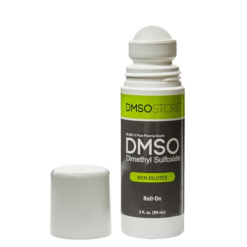 DMSO Roll on 3oz. Non-diluited Pure 99.995% Dimethyl Sulfoxide (1 Pack)