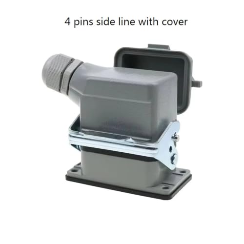 Conector HDC-HE-004 rectangular aeroespacial impermeable hembra de 4 pines 2