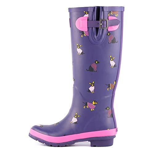Lazy Dogz Damen Harper Mode-Stiefel, Navy, 38 EU