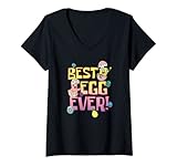Womens SpongeBob SquarePants And Patrick Best Easter Egg Ever V-Neck T-Shirt