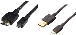 Amazon Basics Flexible Micro HDMI to HDMI Cable, 1,8 m