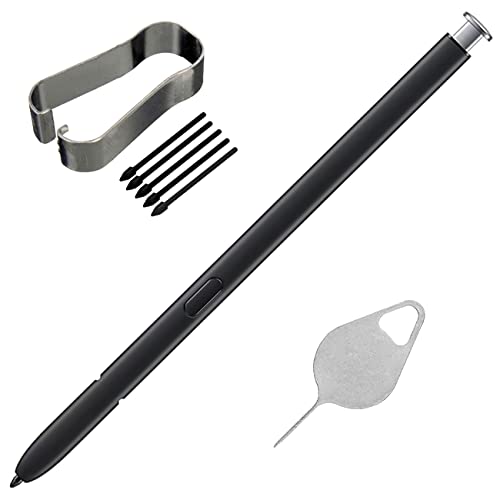 Image of Galaxy S23 Ultra 5G S Pen Replacement S23 Ultra Pen with S23 Ultra Pen Tips Nibs for Samsung Galaxy S23 Ultra 5G Touch Pen 6.8 inch SM-S918U S918U1 S918W with Needle Repair Part (White)