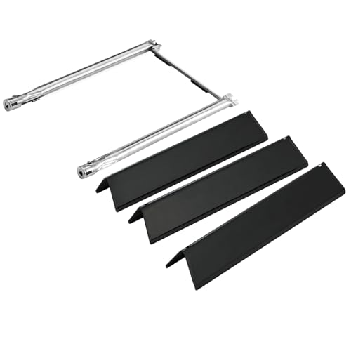 Spirit E210 Grill Replacement Parts 7635 Flavorizer Bars 69785 Grill Burner for Weber Spirit E-210 Grill Replacement Parts Spirit I & II 200 Series GS4 E210 S210 E215 E220 Grill Part 15.3