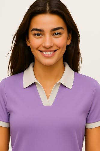 Image of Ribbed Polo Crop Top, Half Sleeve Top for Women, Korean Style Top, Trendy Collar, Stylish Tops for Girls, Fancy Top