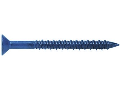 MKT - P4275 Steel Conset Masonry Screw Anchor, Phillips Flat Head, 1/4" Diameter x 2-3/4" Length (Box of 100) #1