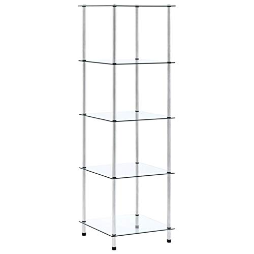 Multiuso: Utilizzate questo scaffale in soggiorno, ufficio o bagno. Grazie ai 5 livelli, avrete ampio spazio per organizzare libri, oggetti essenziali e decorazioni. Un must-have per chi cerca praticità e stile.