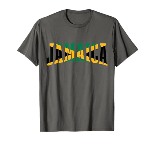 Drapeau jamaïcain style rétro reggae jamaique fierté T-Shirt