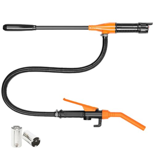 Pompe à piles portable pour transvaser l'huile et les liquides de votre voiture