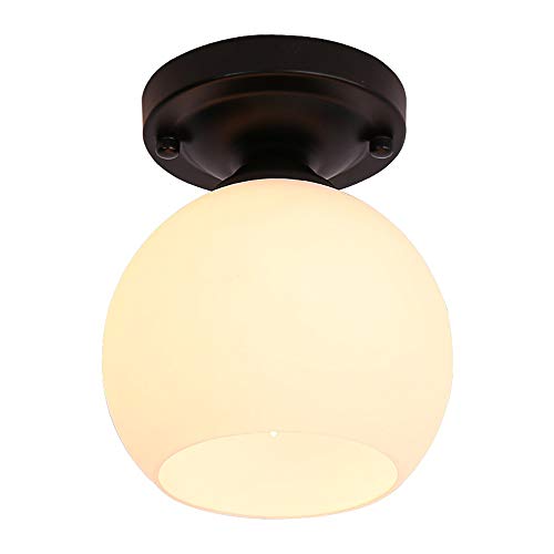 Chandelier lampe rétro balcon suspendu petit plafonnier américain country LED chaud