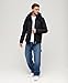 Superdry Mens Pop Zip Hood Arctic Sd-Windcheater Jacket Black/Super Denby New Branding Size L