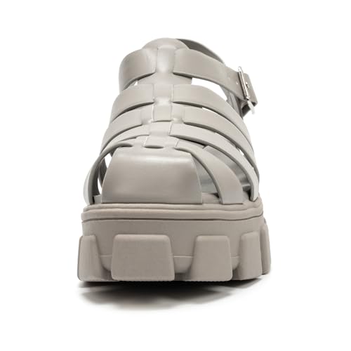 Image of Colgo Womens Platform Wedge Sandals Chunky Block Heeled Adjustable Buckle Fisherman Sandals for Summer