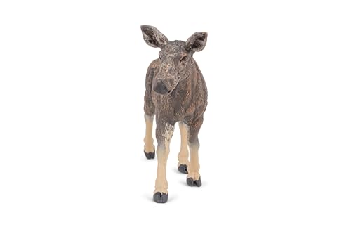 PAPO, Realistic Female Moose Figure, Ages 3+, Wild Life Collection, Educational Play Boreal Wildlife - Image 2
