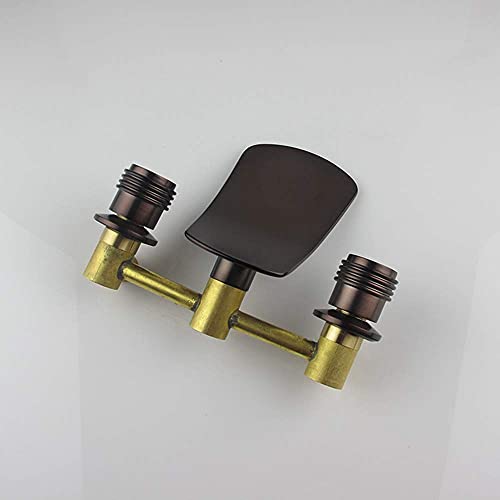 Robinet de lavabo cascade à double vis pour mitigeur eau chaude et froide - 4