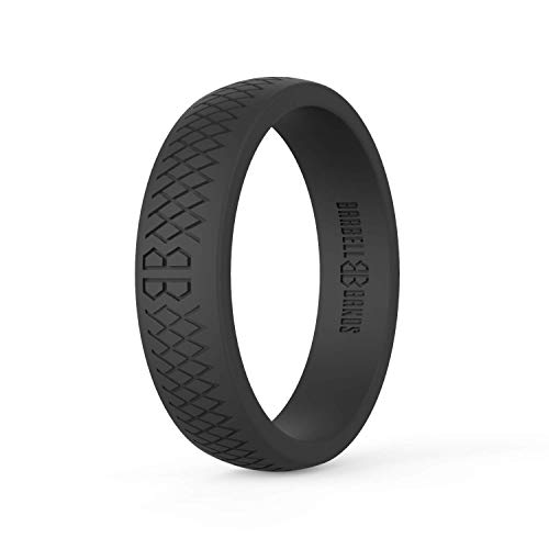 Silicone Ring For Women | Premium Rubber Wedding Band | Perfect For Fitness, Lifting, Active Lifestyle - Comfortable and Durable