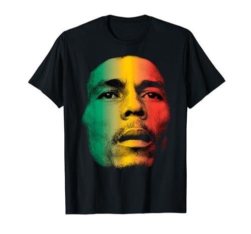 Cara de Bob Marley Camiseta