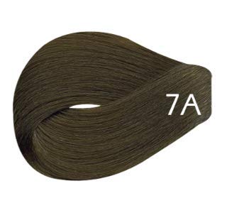 Vivitione Permanent Cream Color (7A Ash Blonde) 3oz. - 100% Grey Coverage, Long Lasting Shine, Made in Italy.