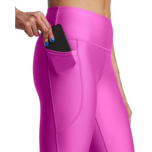 Image of Under Armour Womens HeatGear Armour High Waisted Pocketed No-Slip Leggings