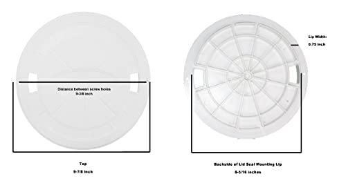 Aftermarket Skimmer Lid Replacement for Hayward Swimming Pool Skimmer Deck Cover SP1070C SPX1070C