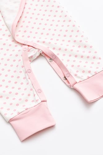 Image of monica + andy Kimono Tie Long Sleeve One Piece, 100% Organic Baby Clothes for Girls & Boys, Preemie, Newborn & Infant