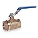 Brass Ball Valve Inline 1-1/2"
