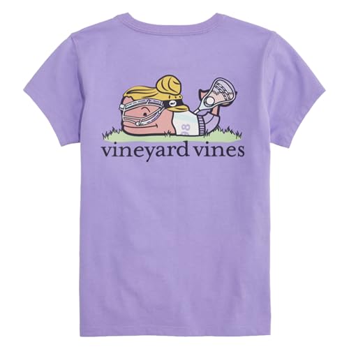 vineyard vines girls Girls' Lax Whale Short-sleeve Pocket Tee