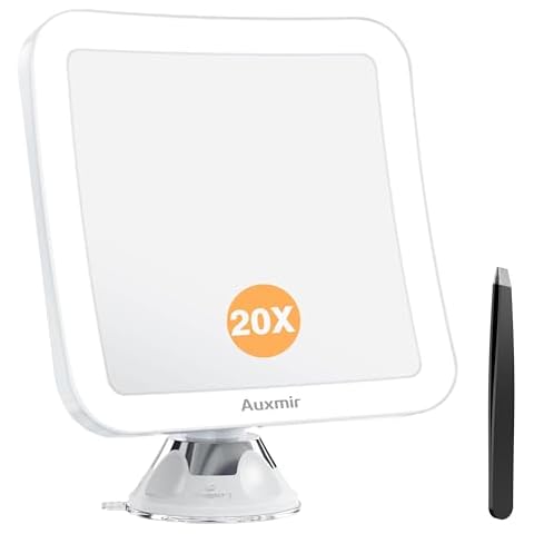 Auxmir 20X Magnifying Vanity Makeup Mirror Cover