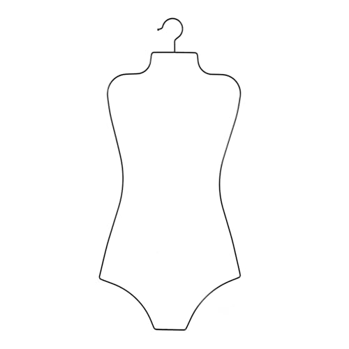 Arekuaei Lot de 10 cintres en métal pour maillot de bain - Noir