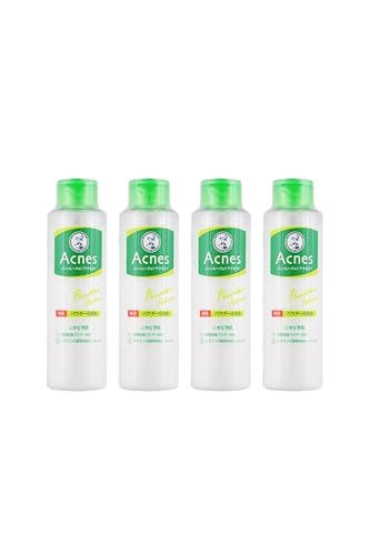薬用 パウダー 化粧水 ローション 肌に優しい ニキビ ケア ビタミンC配合 メンソレータム アクネス 大容量 まとめ買い おまけ付き 180ml (4本)
