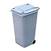 Cestino del Desktop 1 Pz 4 Colori Impennata Mini Cestino Cestino di Plastica Secchio Pattumiera Mini Pattumiere Piccole Forbici Matita Tazza Righelli Blu