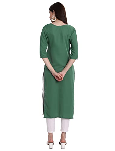 Image of Women's Crepe Straight Kurta