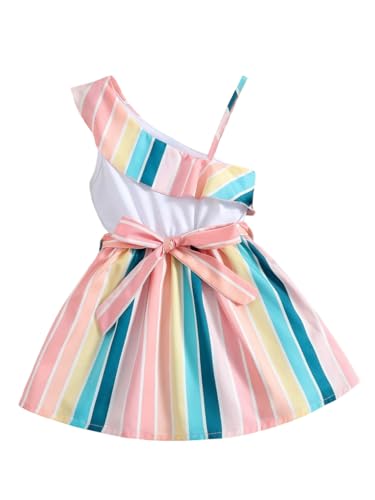 Image of Tior Polyester Fit and Flare Knee-Length Dress | Dresses Girl Frock for Kids|