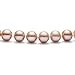 HinsonGayle AAA GEM 8-8.5mm Pink Round Freshwater Cultured Pearl Necklace (14K White Gold)-18 in length