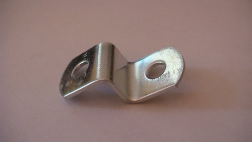 3/8 CANVAS OFFSET CLIPS, 10 PER PACK, WITH 20 #6 3/8 PAN HEAD SCREWS by ART DISPLAY SYSTEMS
