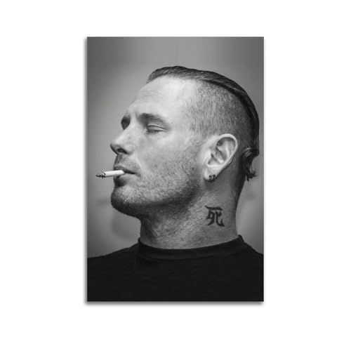 Corey Taylor - Póster estético para pared, lienzo, vintage, pintura decorativa para sala de estar, dormitorio, decoración de 40 x 60 cm, estilo sin marco